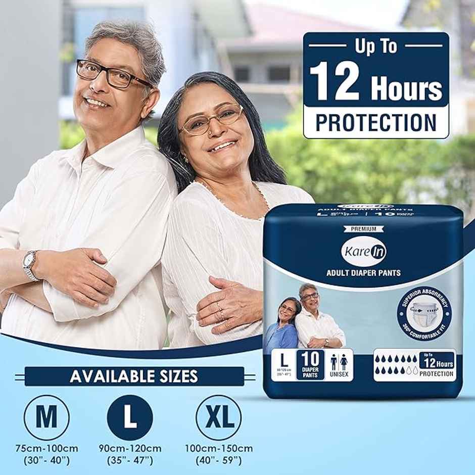 Kare In Premium Adult Diaper Pants | Large - 90 - 120 cm