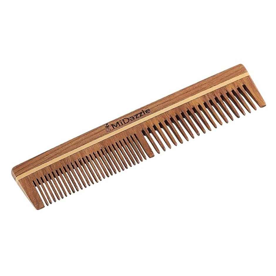 Midazzle Natural Handcrafted Sheesham Rosewood Hair Comb |MIRC2005