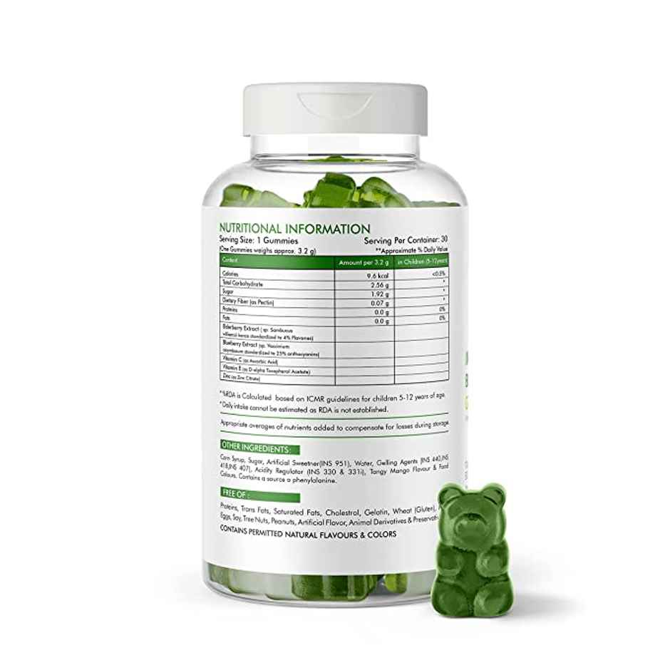Meadbery Immunity Multivitamin Gummies Herbal Supplements For Kids & Adults