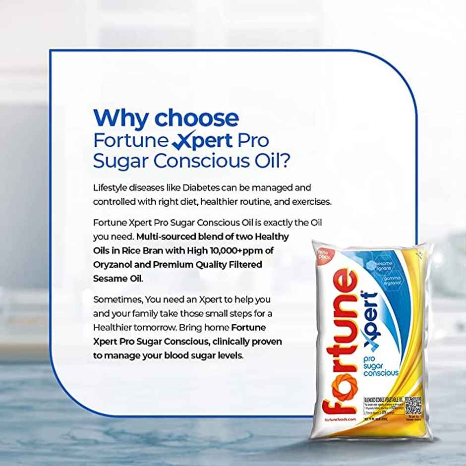 Fortune Xpert Pro Sugar Conscious Edible Oil