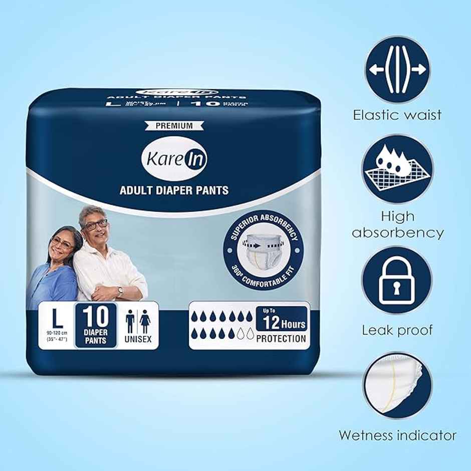 Kare In Premium Adult Diaper Pants | Large - 90 - 120 cm
