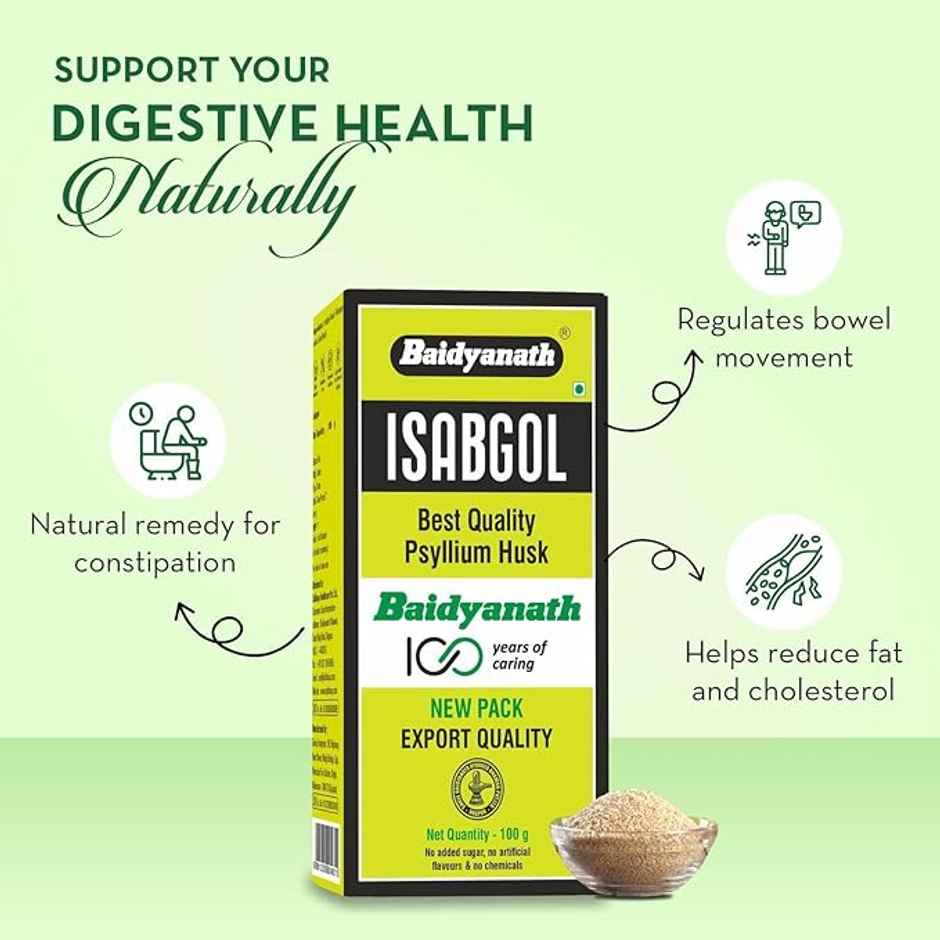 Baidyanath Isabgol - Psyllium Husk Powder