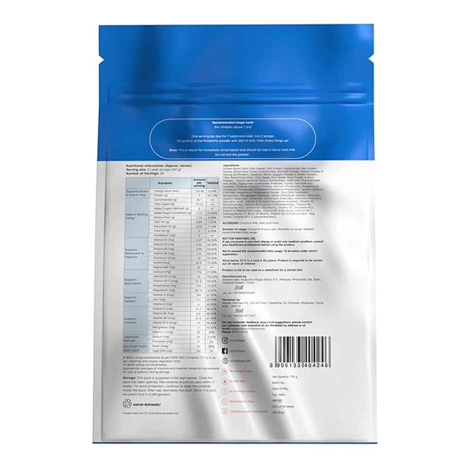 Little Joys Nutrimix Nutrition Powder Refill Pouch | 7-12 Years | Chocolate