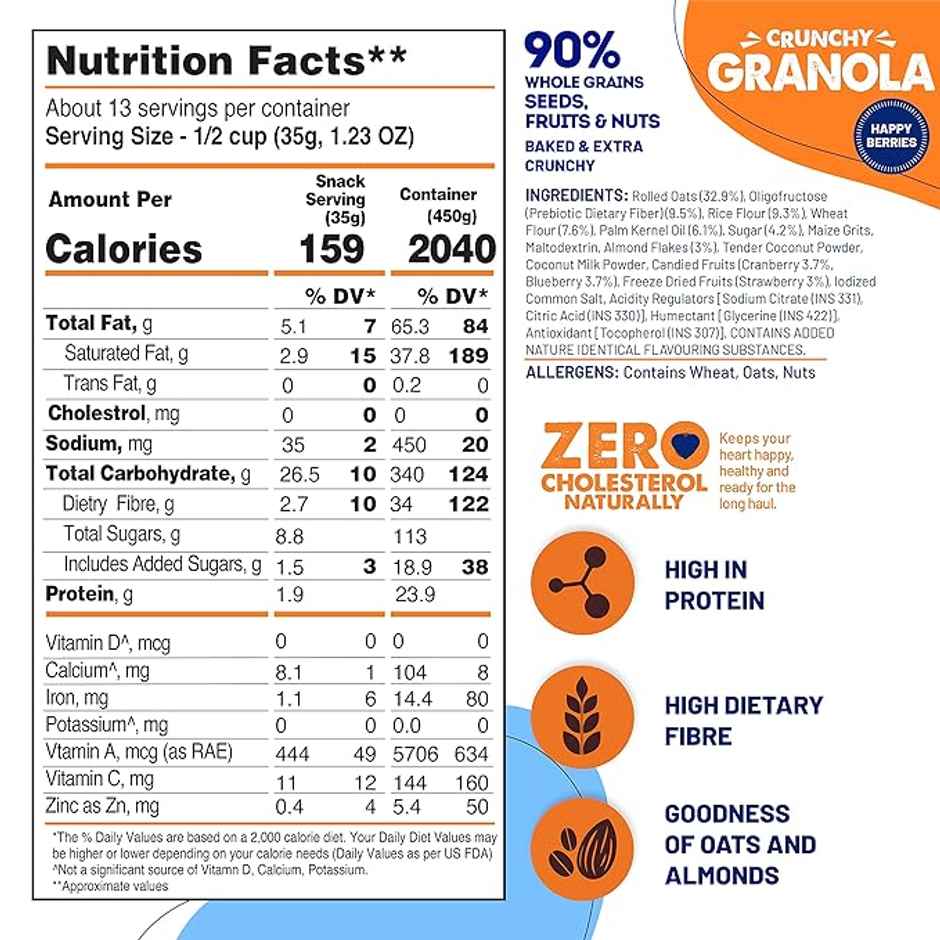 Fit & Flex Granola Happy Berries