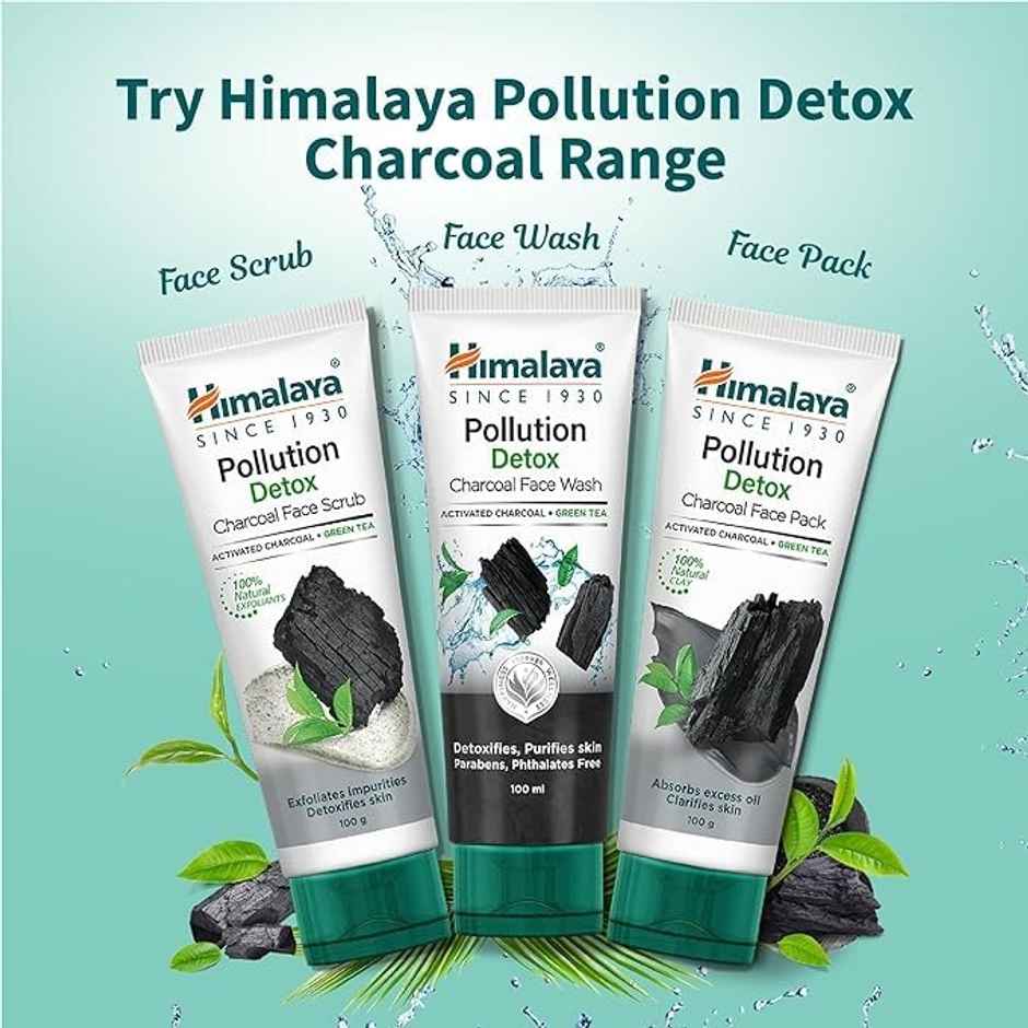 Himalaya Wellness Company Pollu Detox Charcoal Face Wash