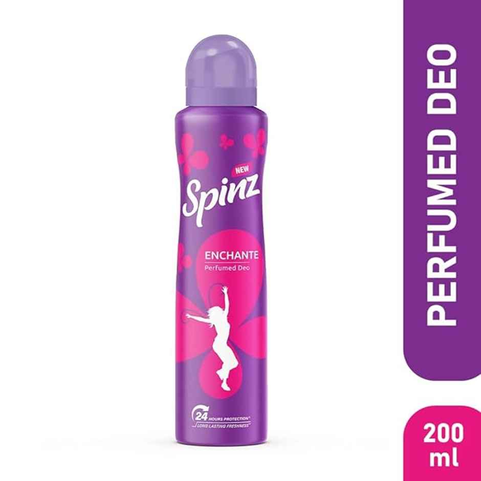 New Spinz Enchante Perfumed Deo for Women With International Fragrances