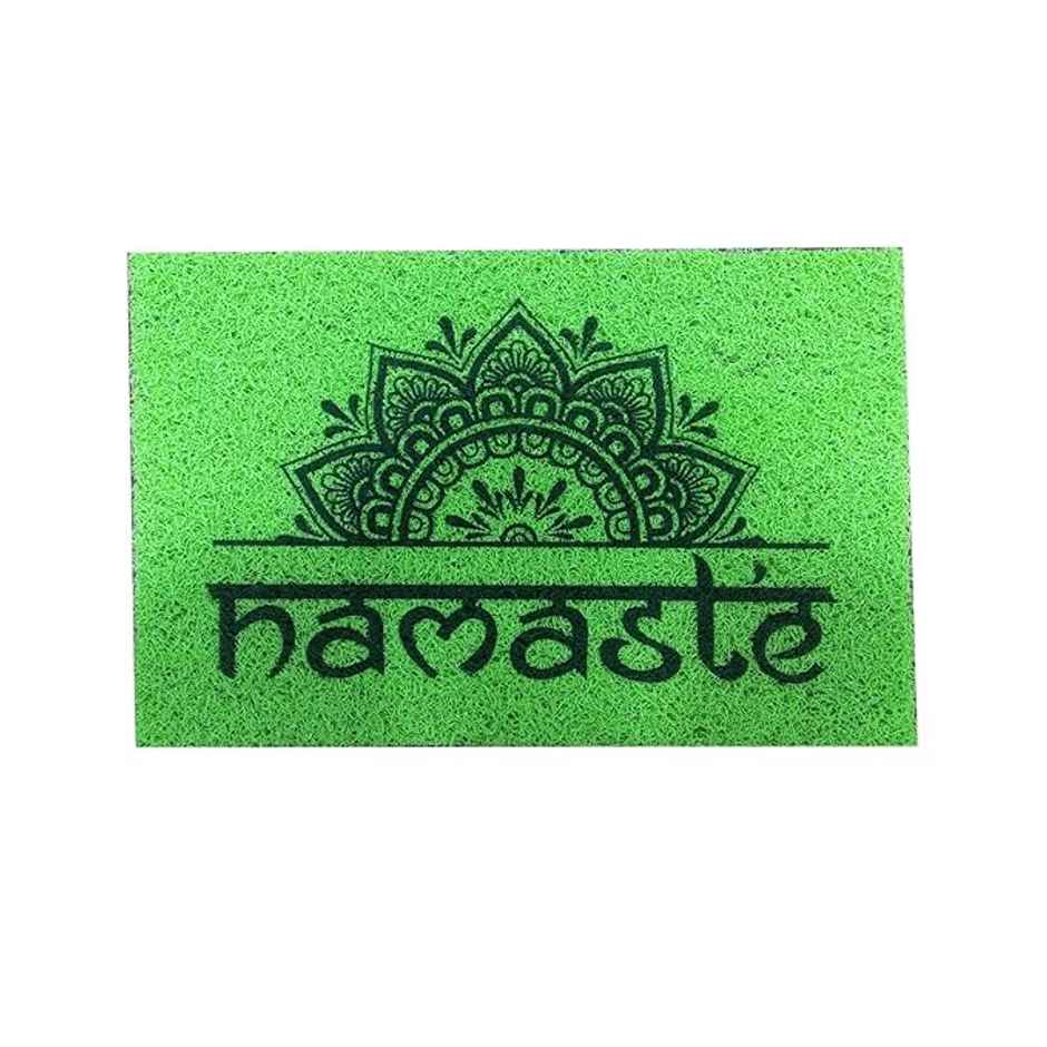 Status Green Pvc Mat 38 Cm x 58 Cm - Namaste