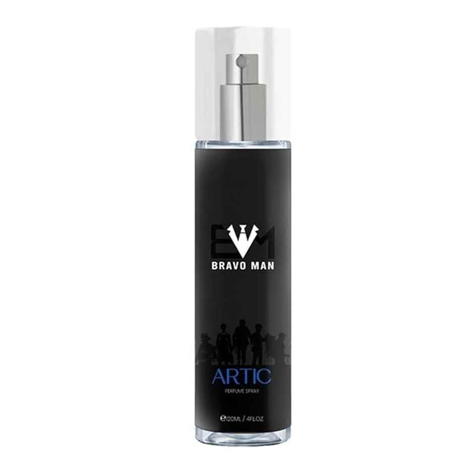Bravoman - Artic No Gas Body Mist Perfume Deo For Men - Citrus | Fruity | Woody | Spicy Scent