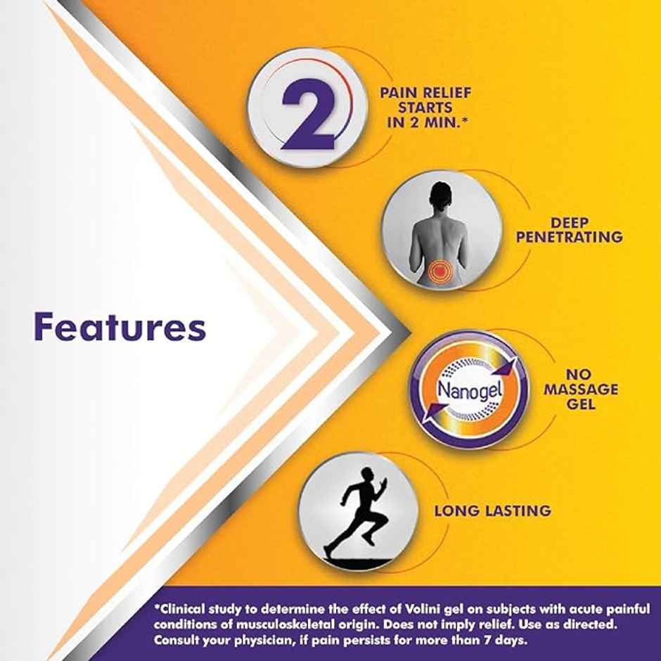 Volini Pain Relief Gel