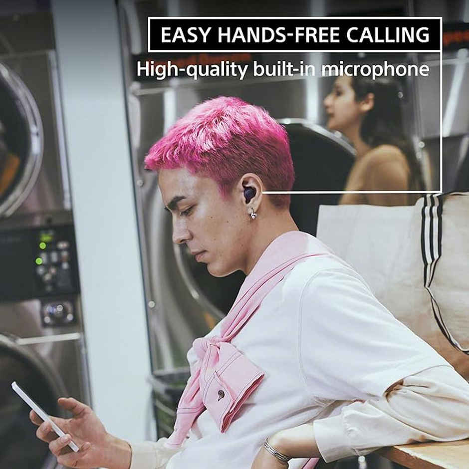 Sony WF-C700N Noise Cancellation Bluetooth Earbuds with Mic, TWS, Up to 20Hrs Battery, Adaptive Sound Control- Black