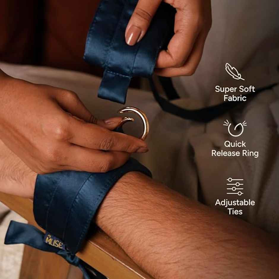 Slainte Handcuff and Blindfold for Couple for Game Play