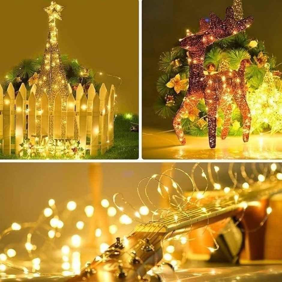 Desidiya Usb Operated Decorative Led String Lights | Warm White | Bright Ambiance | 5 m