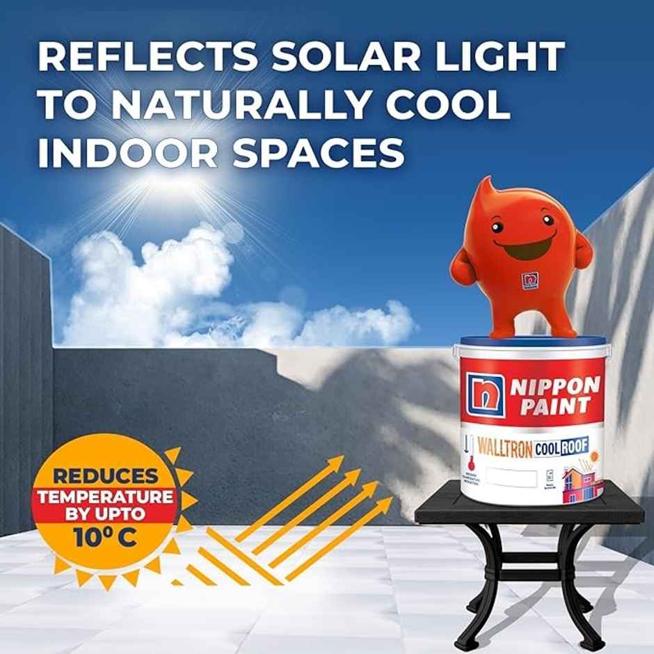 Nippon Paint Walltron Summer Cool Roof 5L | Solar Reflective & Heat Resistant
