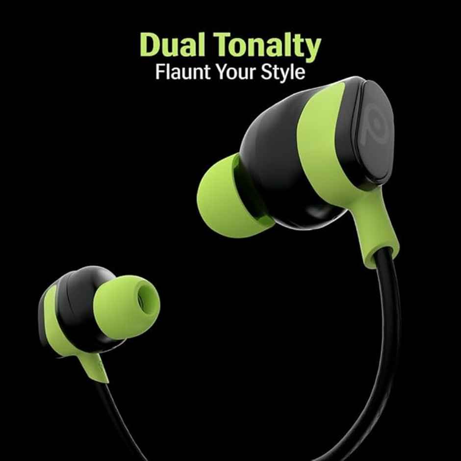 Lava Probuds E1c in ear earphone | 12mm Bass Boosted Copper Driver | C Type Jack | Black