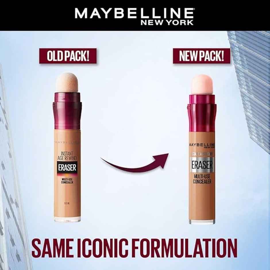 Maybelline New York Instant Age Rewind Eraser Concealer | Conceal, Contour, Highlight | Ivory