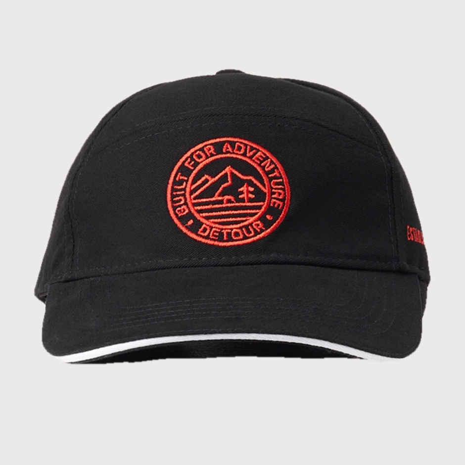 Wildcraft Unisex Embroidered Cotton Baseball Cap | Black - Free Size