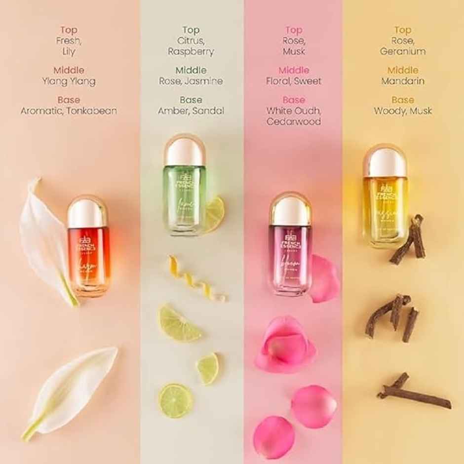 French Essence Gift Set - Edp | Women | Charm | Bloom | Fame | Passion