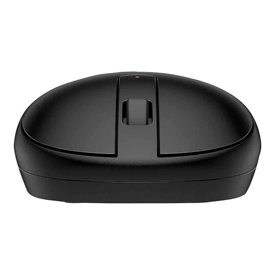HP 240 Bluetooth Wireless Mouse with 3 Buttons/1600 DPI Red Optical Tracking/Sleek and Ambidextrous/Compatible to Windows 10, macOS, Chrome OS, 3 Years Warranty - Black