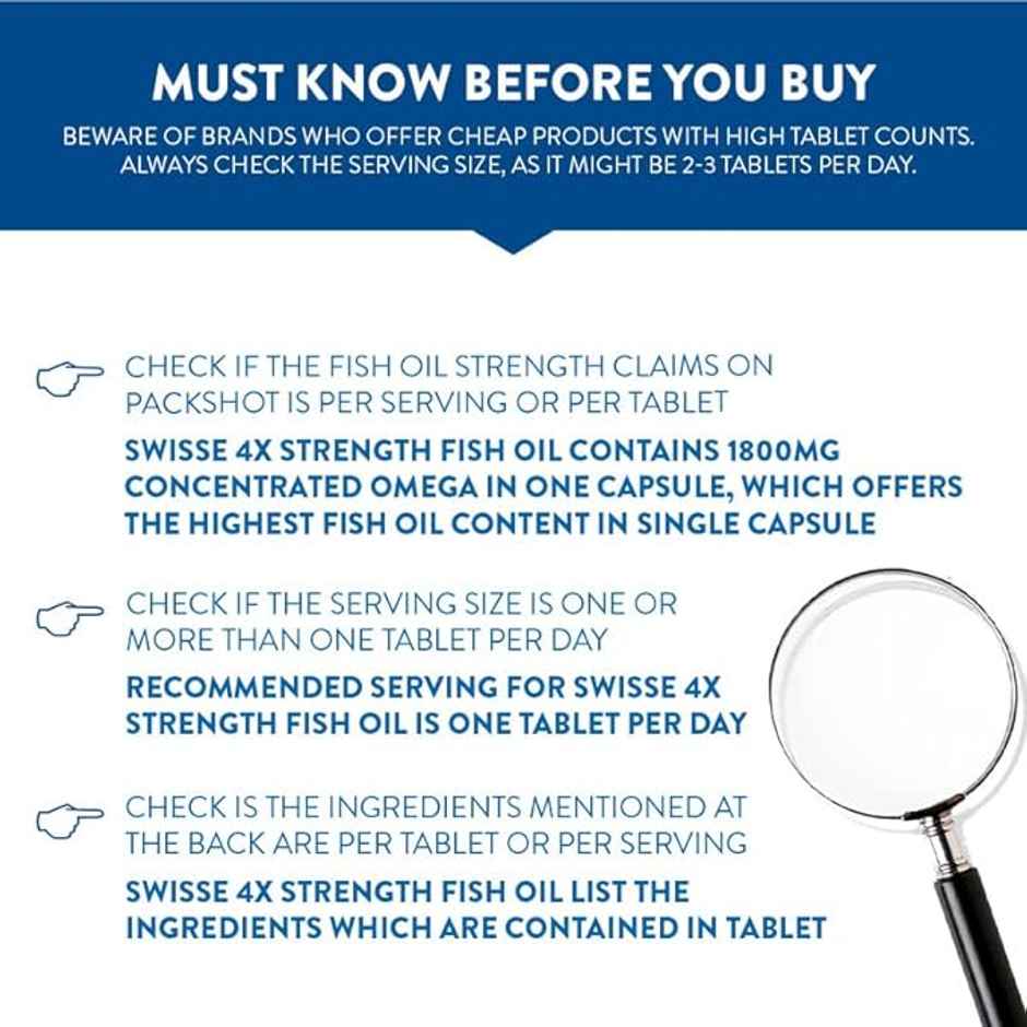 Swisse Ultiboost Odourless 4X Strength Wild Fish Oil Capsule