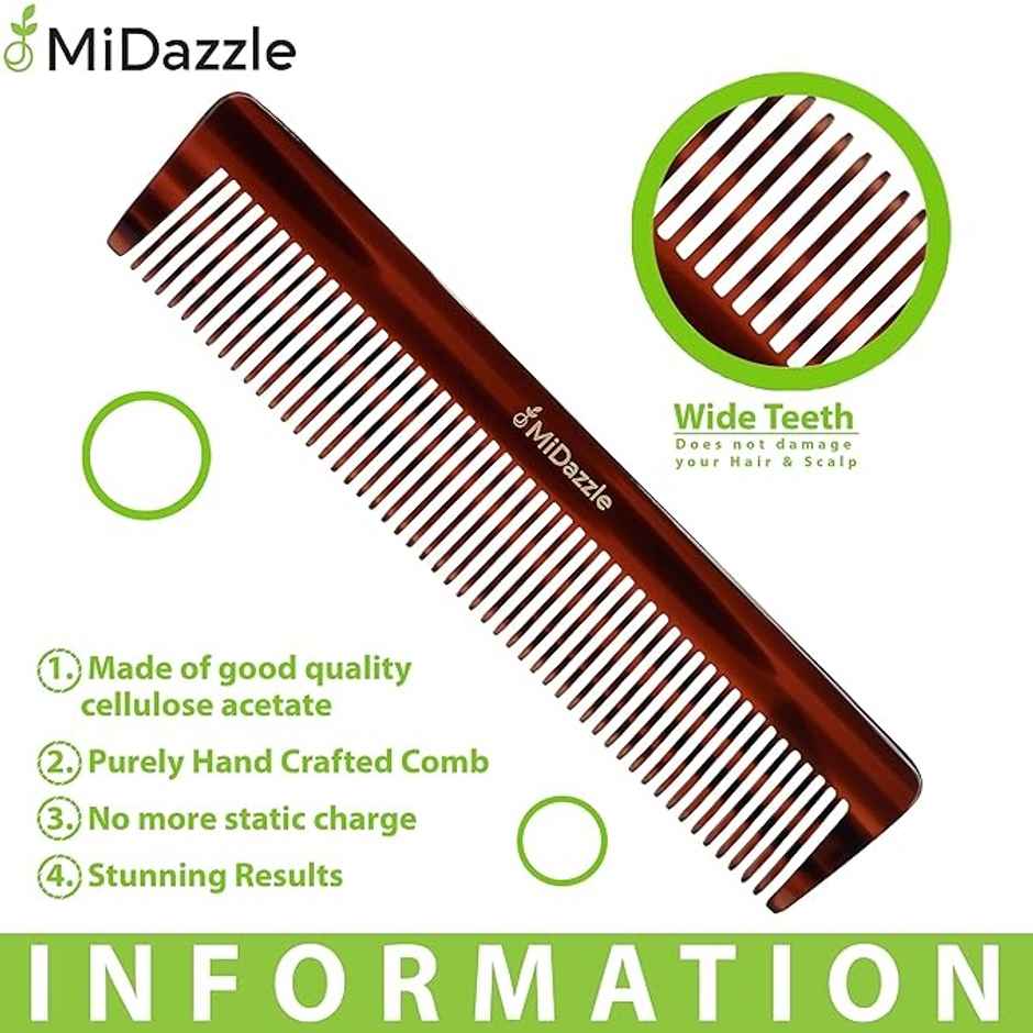 Midazzle Handmade/HandCrafted Edge Comb 1C | MIHC2209