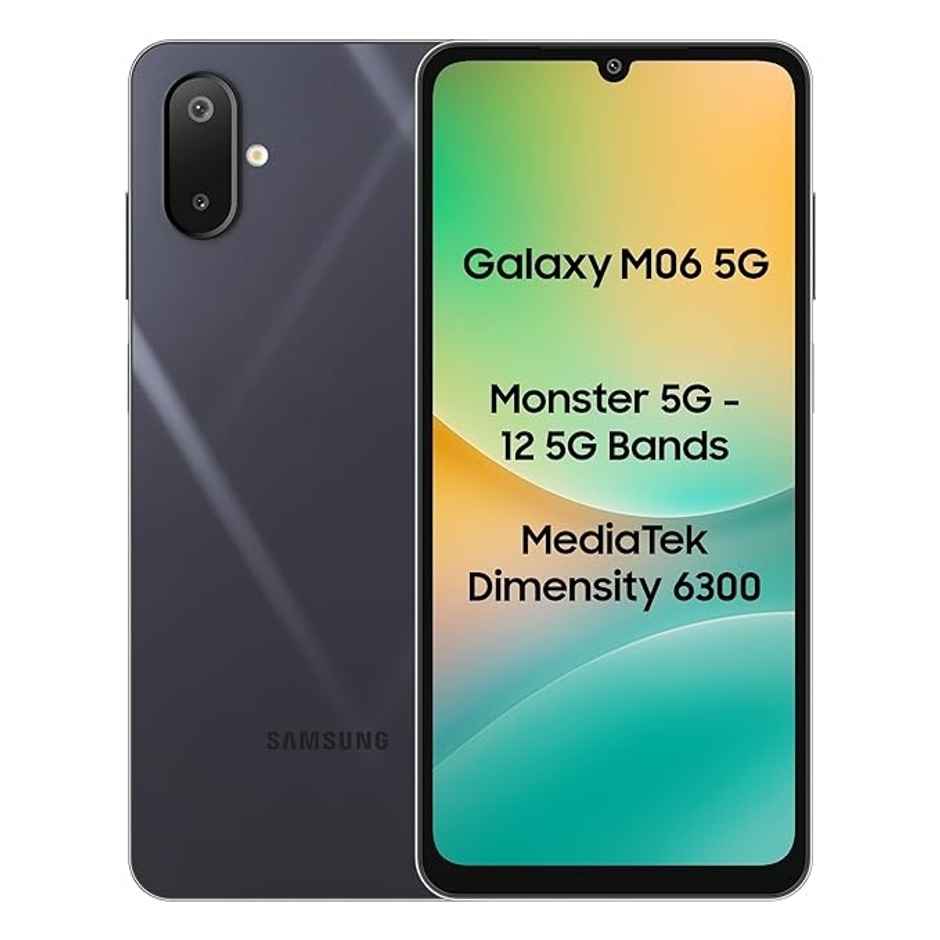 Samsung Galaxy M06 5G | 4GB | 128GB | Blazing Black