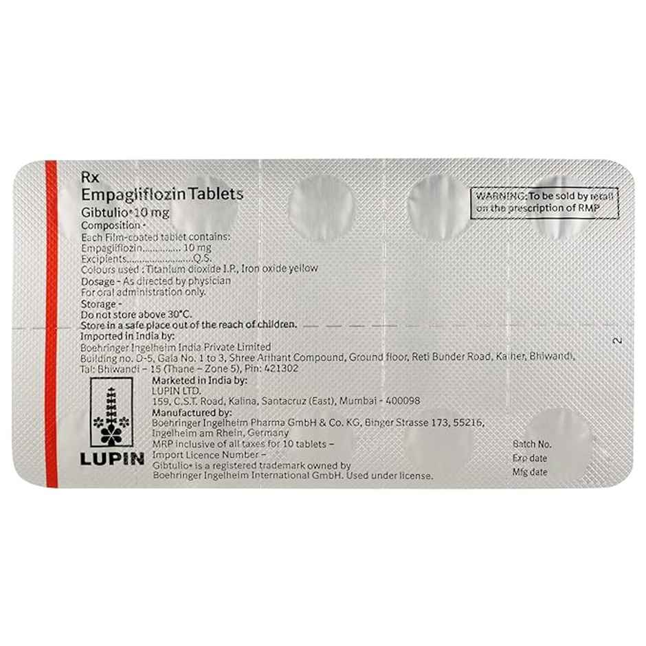 Gibtulio 10mg Tablet