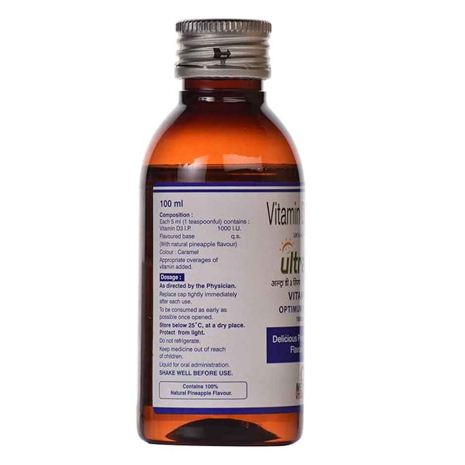 Ultra-D3 Vitamin D3 Delicious Pineapple Flavour Syrup
