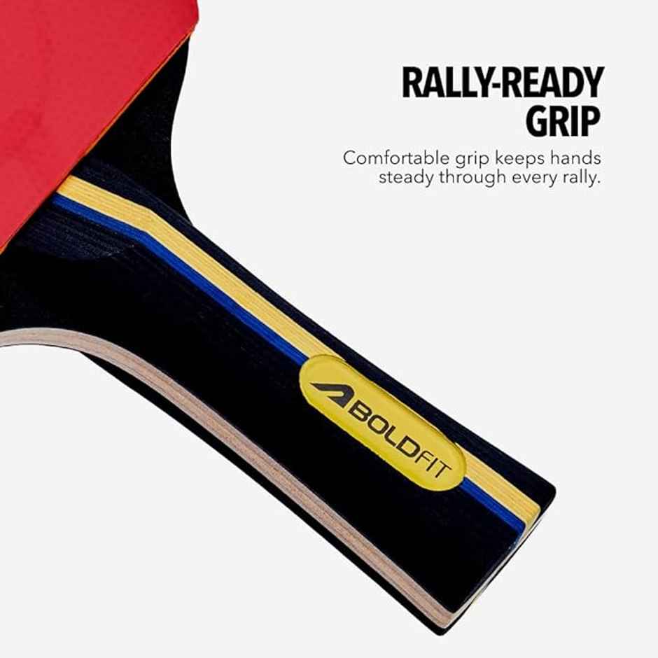 Boldfit Ply Table Tennis Racquet Lightweight TT Bat for Practice