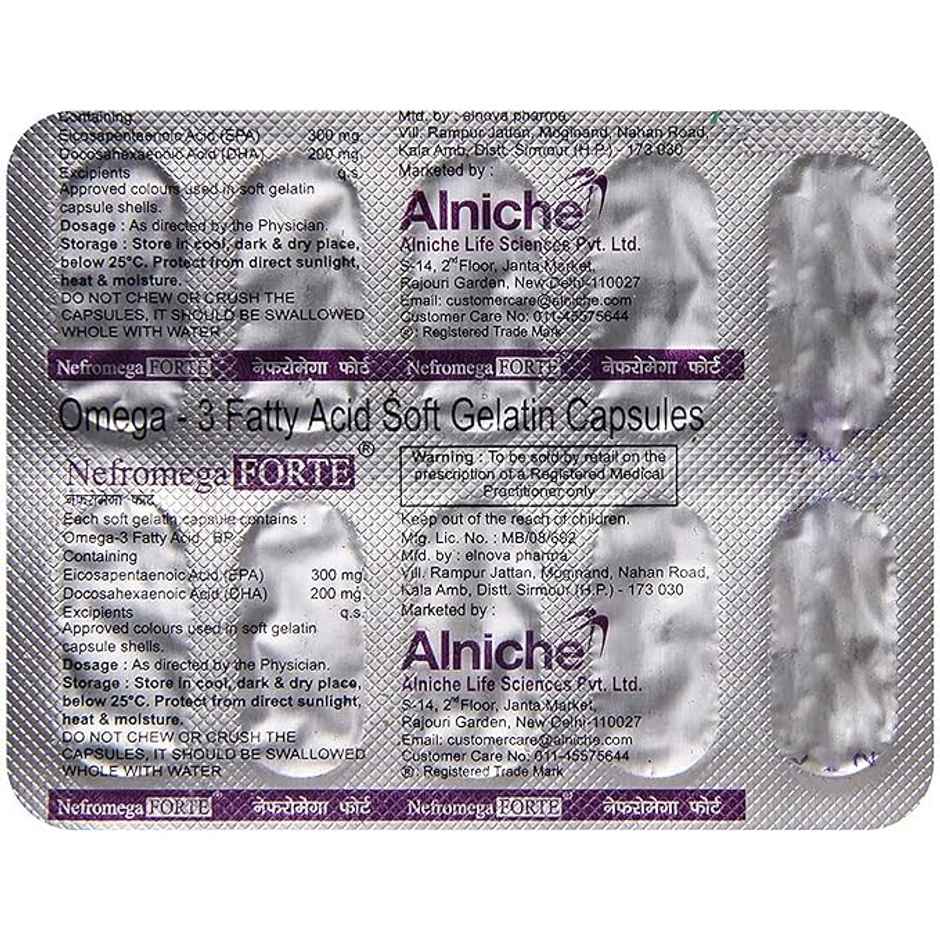 Nefromega Forte Soft Gelatin Capsule