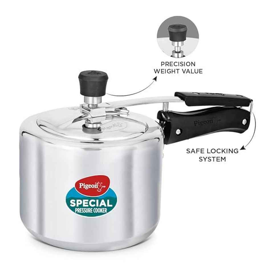 Pigeon Special 3L Aluminium Induction Base Inner Lid Pressure Cooker