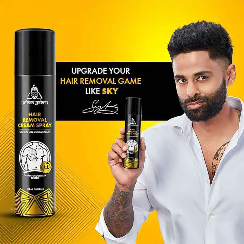 Urban Gabru Hair Removal Cream Spray For Men