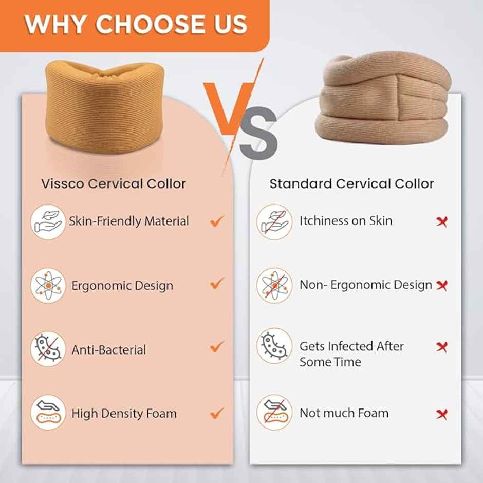 Vissco Cervical Collar Soft Beige L