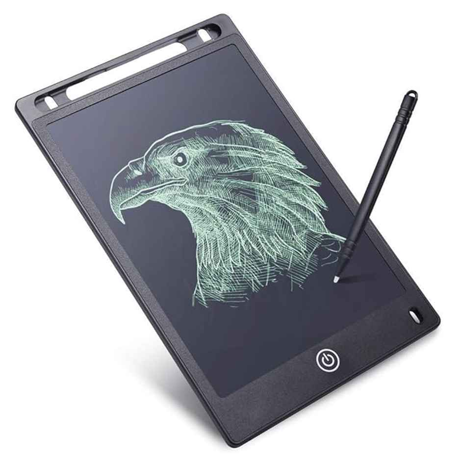 Kidara LCD Writing Pad 12 Inch | Gift for Girls Boys, Drawing Sketching (Multicolor)