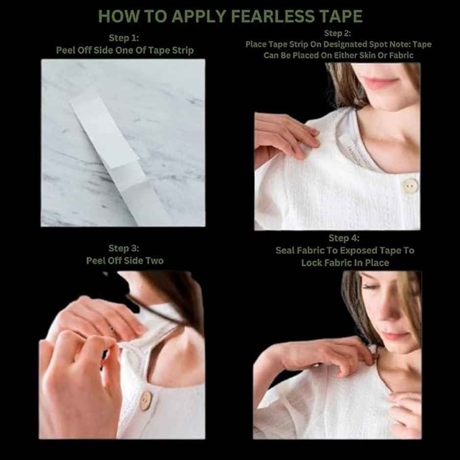 Bronson Professional Double Sided Invisible Strong Adhesive Body Tape | 216 pcs