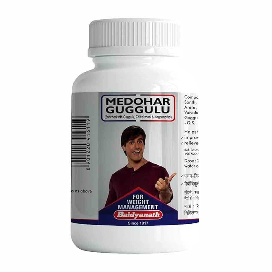 Baidyanath (Jhansi) Medohar Guggulu for Weight Management Tablet