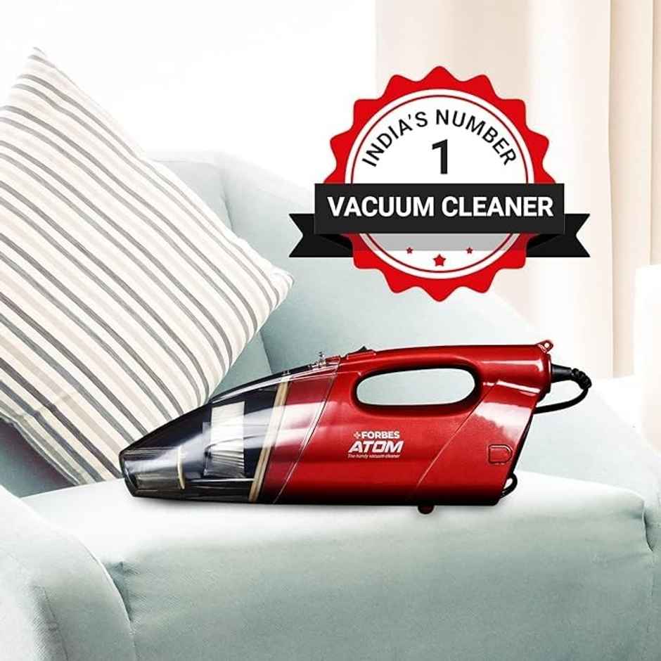 Eureka Forbes Atom 600 Watts Corded Handheld Vacuum Cleaner(Red)