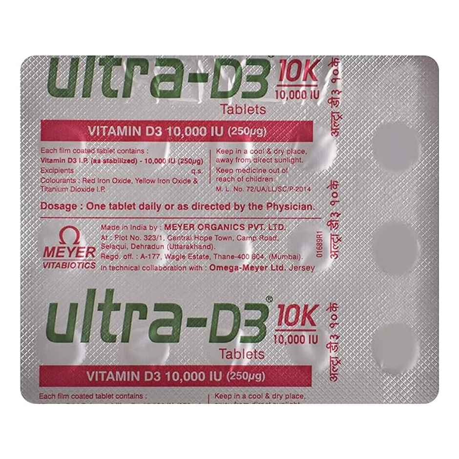 Ultra-D3 10K Vitamin D3 Tablet