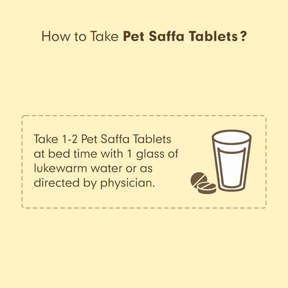 Pet Saffa Natural Laxative Tablet 30