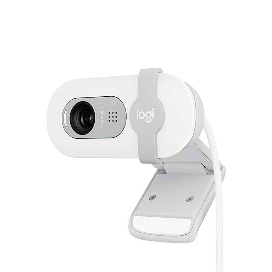 Logitech Brio 100 Full Hd Webcam For Meetings and Streaming, Offwhite