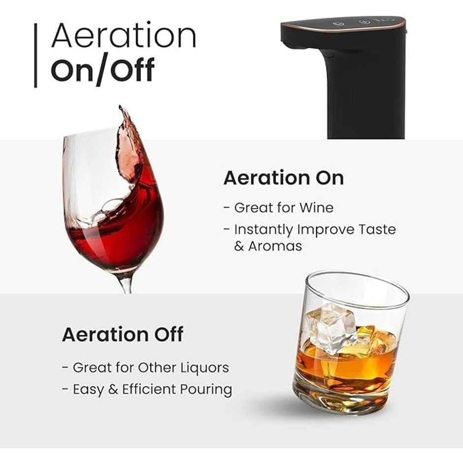 Kilig Alcohol and Wine Dispenser Machine | Black