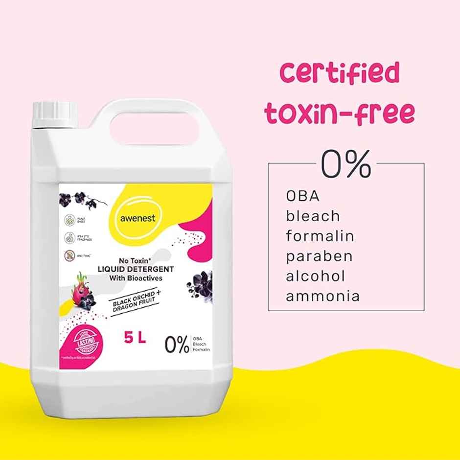 Awenest Certified Toxin-Free Natural Detergent Liquid