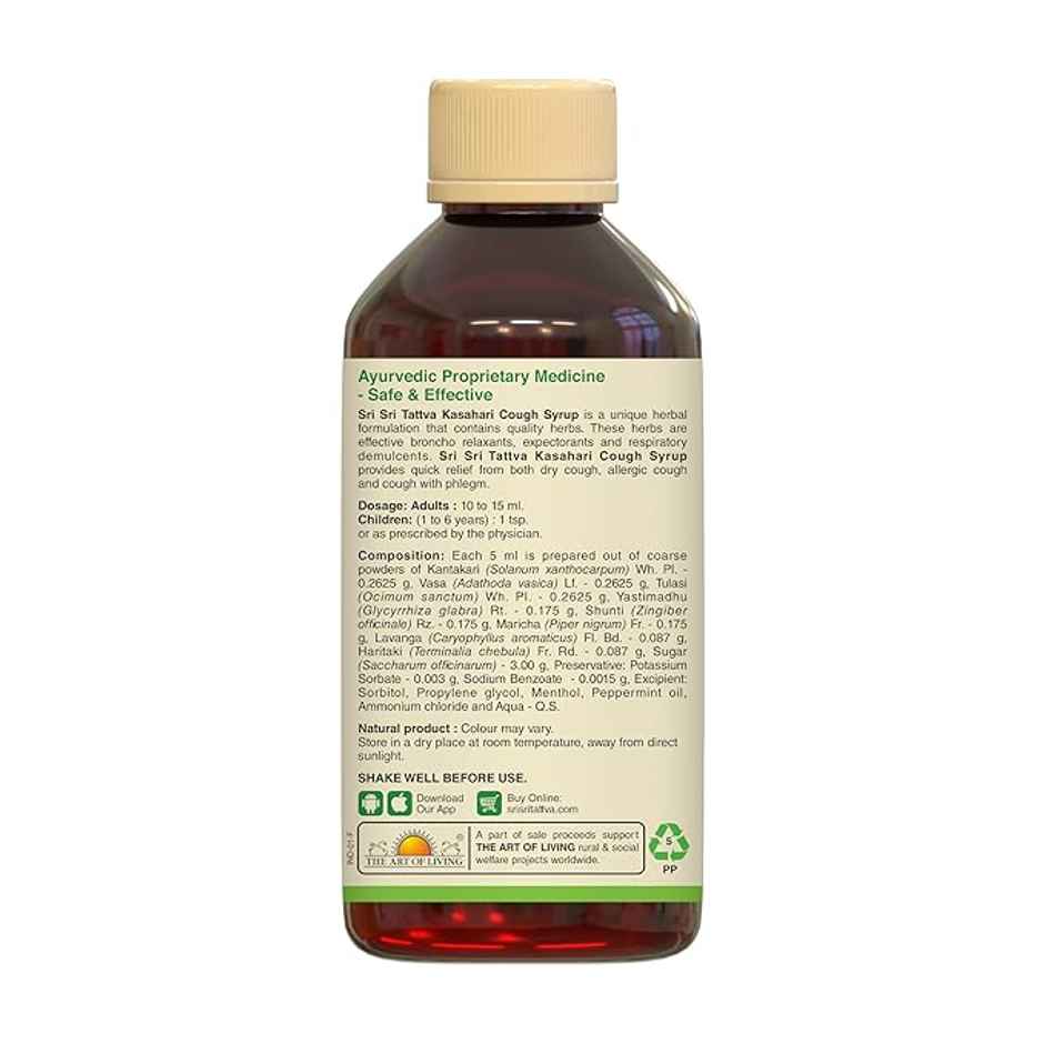 Sri Sri Tattva Kasahari Cough Syrup