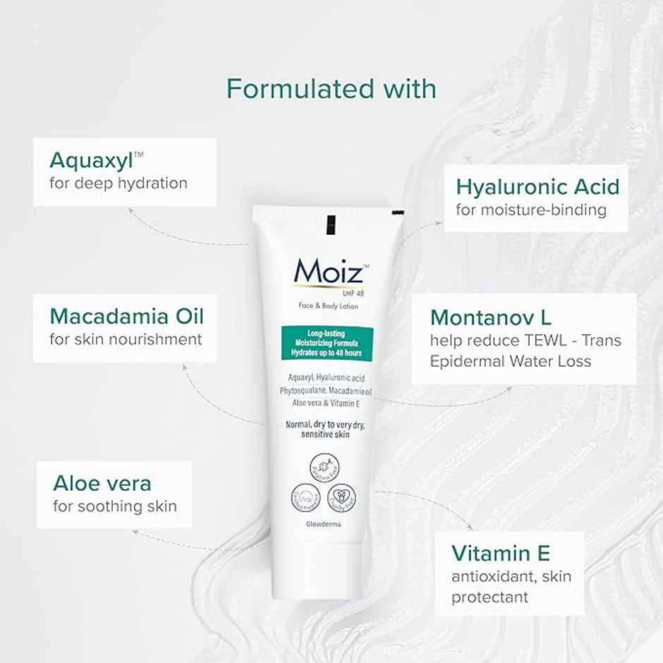 Moiz Lmf 48 Face & Body Lotion 75mL