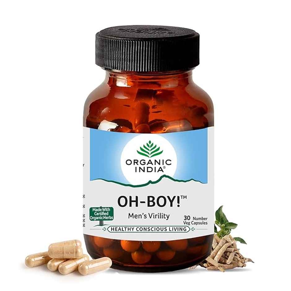 Organic India Oh Boy Men's Virility Capsule