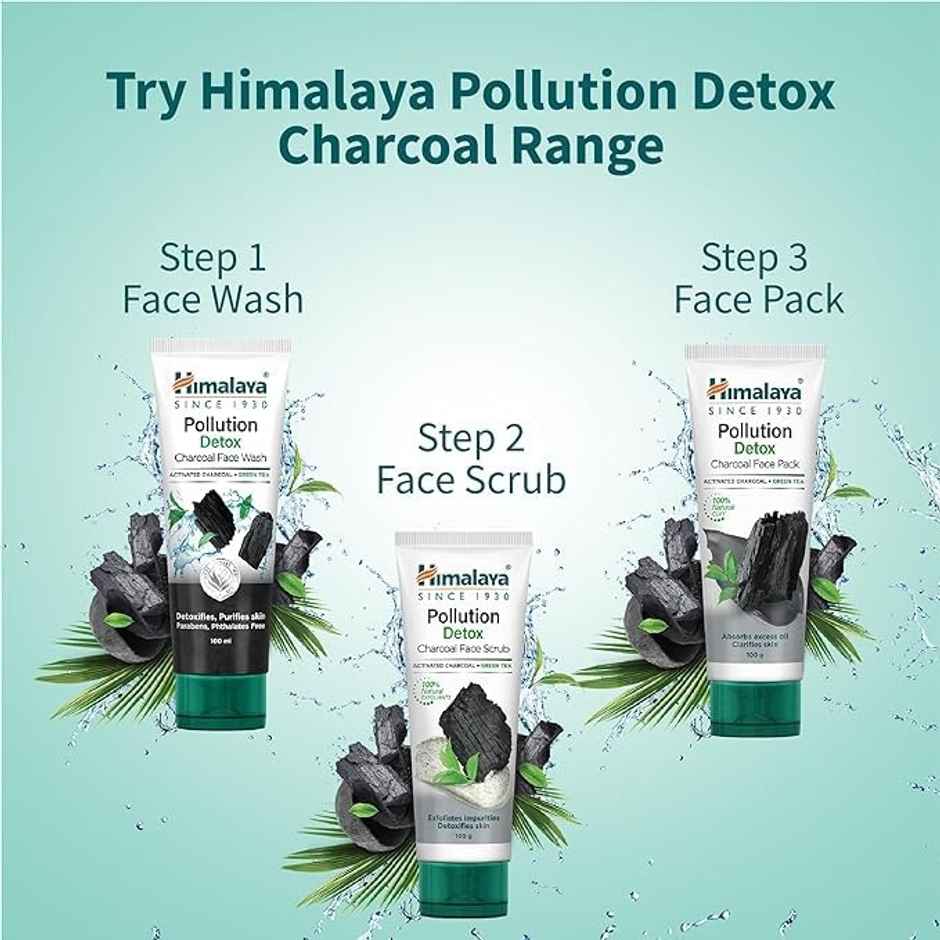 Himalaya Wellness Company Pollu Detox Charcoal Face Wash