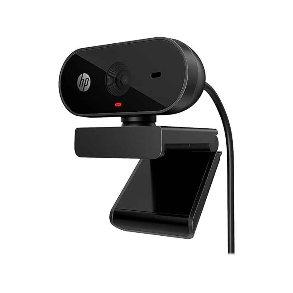 HP 320 FHD Webcam 1080 Full HD 30 fps - Plug and Play Setup| 53X26 AA - Black