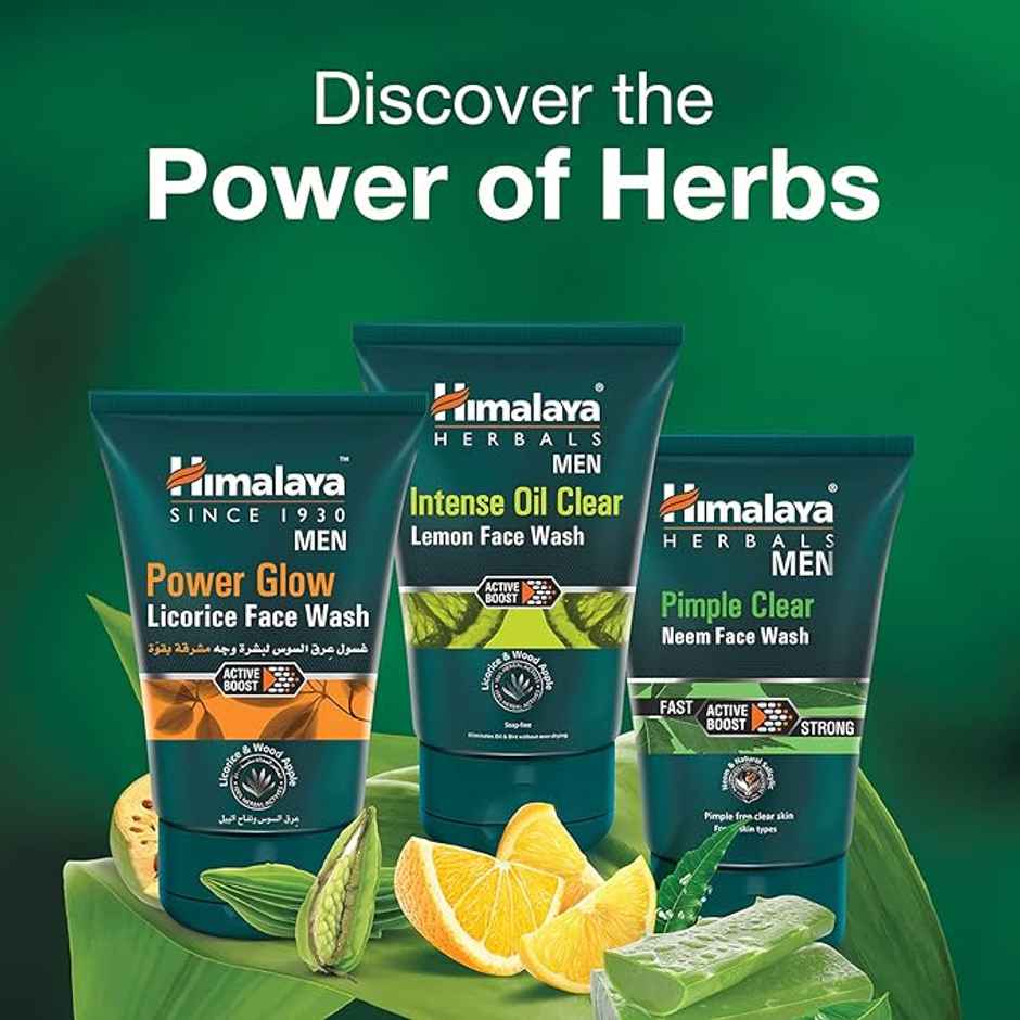 Himalaya Men Power Glow Licorice Face Wash