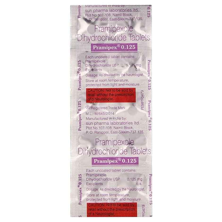 Pramipex 0.125 Tablet