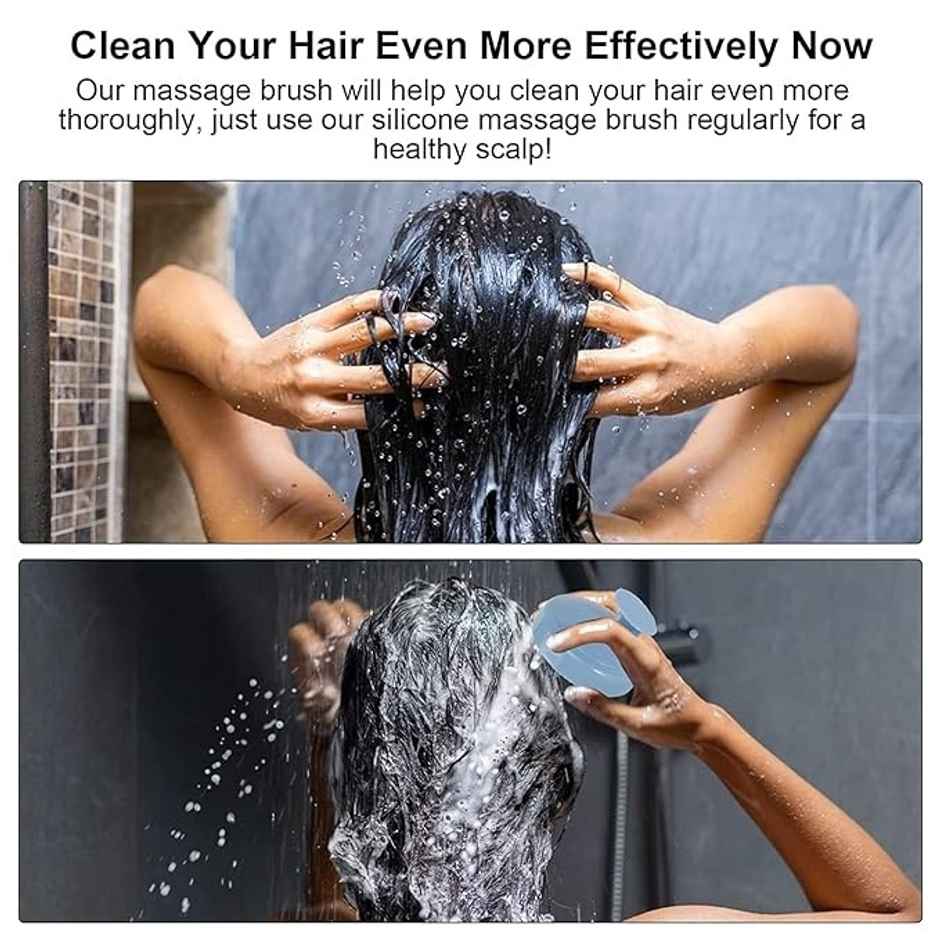 Bronson Professional Hair Scalp Massager And Shampoo Brush (Color May Very)