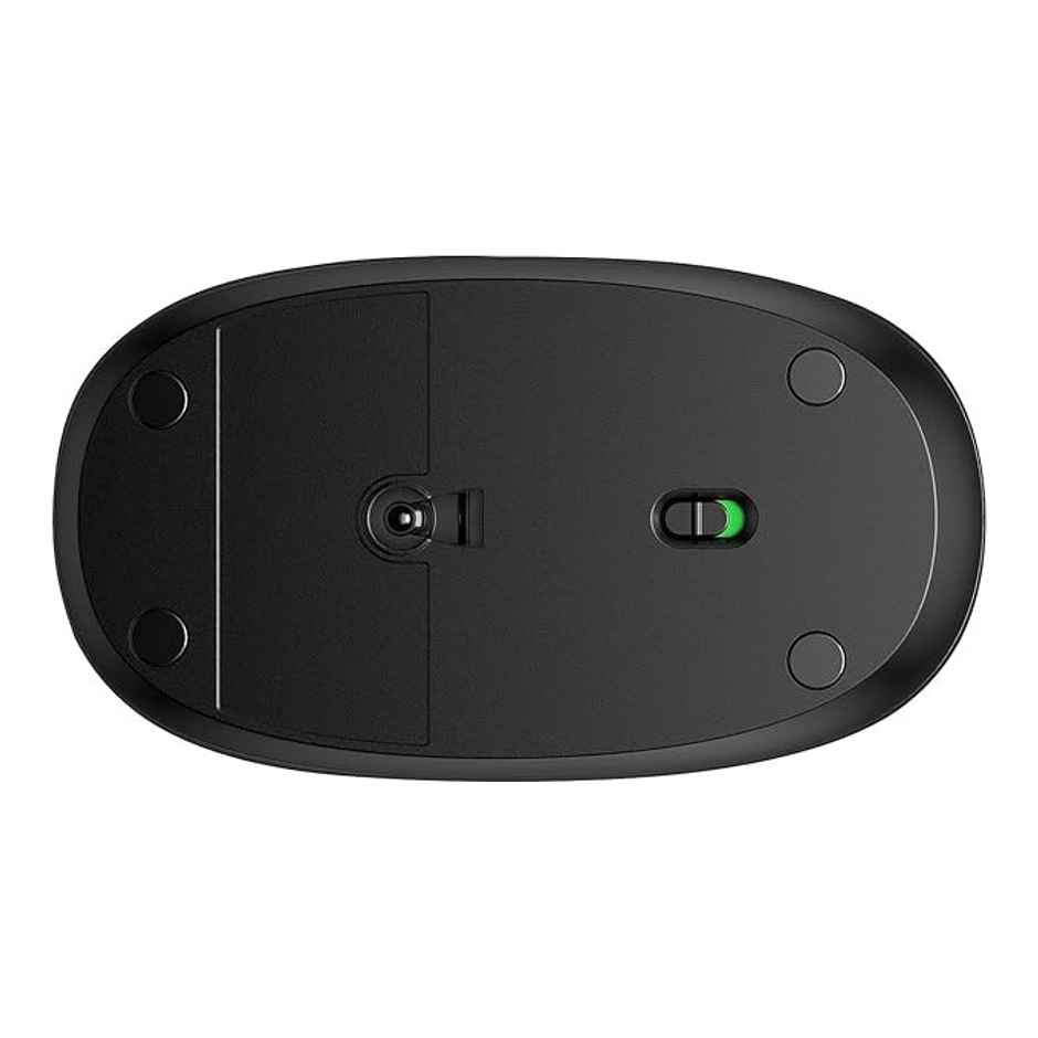 HP 240 Bluetooth Wireless Mouse with 3 Buttons/1600 DPI Red Optical Tracking/Sleek and Ambidextrous/Compatible to Windows 10, macOS, Chrome OS, 3 Years Warranty - Black
